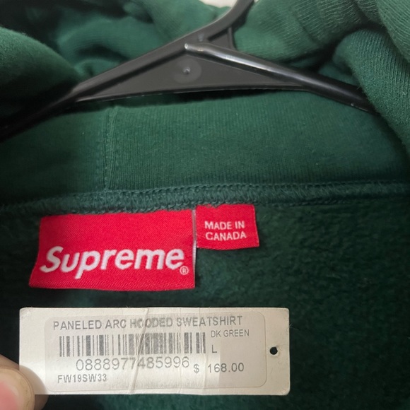 Supreme Paneled Arc Hoodie F/W 19 - Picture 3 of 4